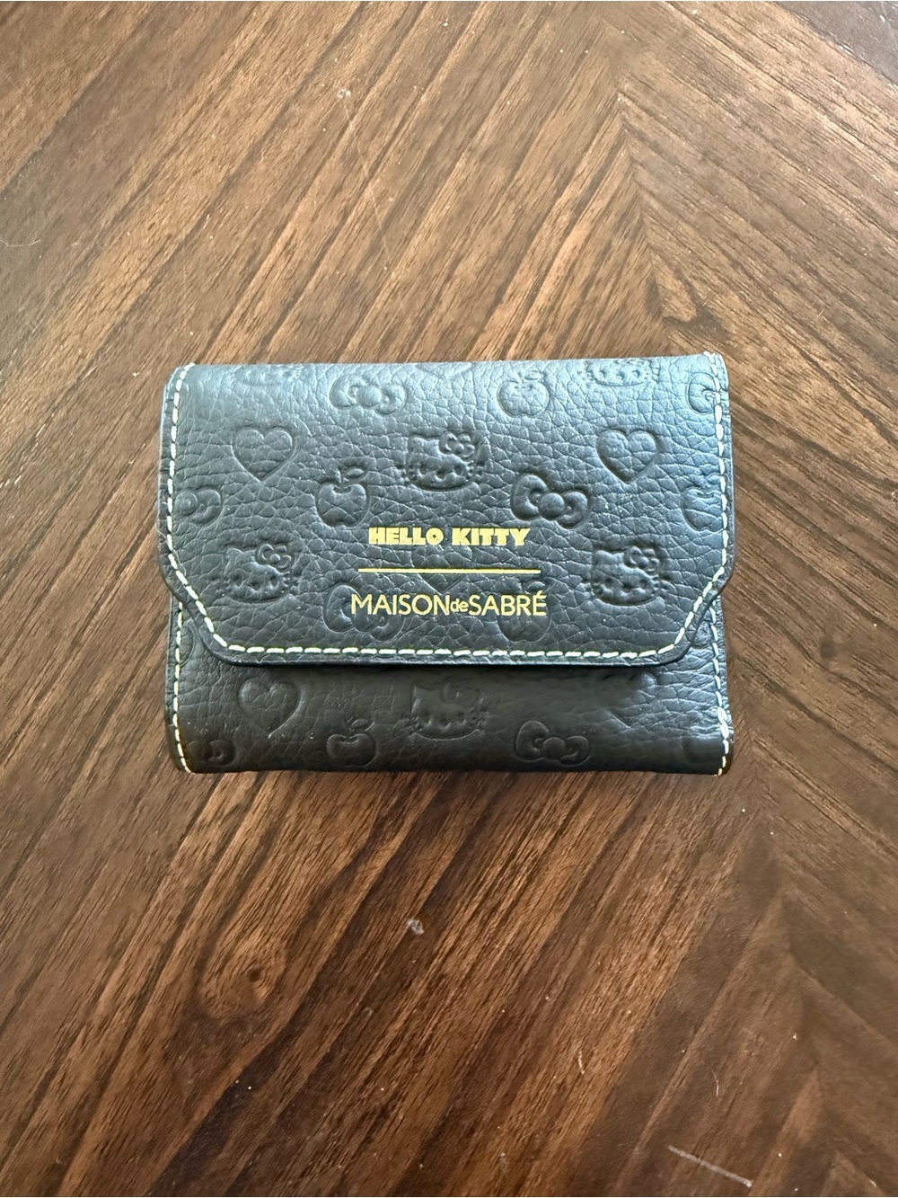Maison de Sabré x Hello Kitty Leather Trifold Wallet